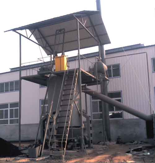 单段式热煤气发生炉